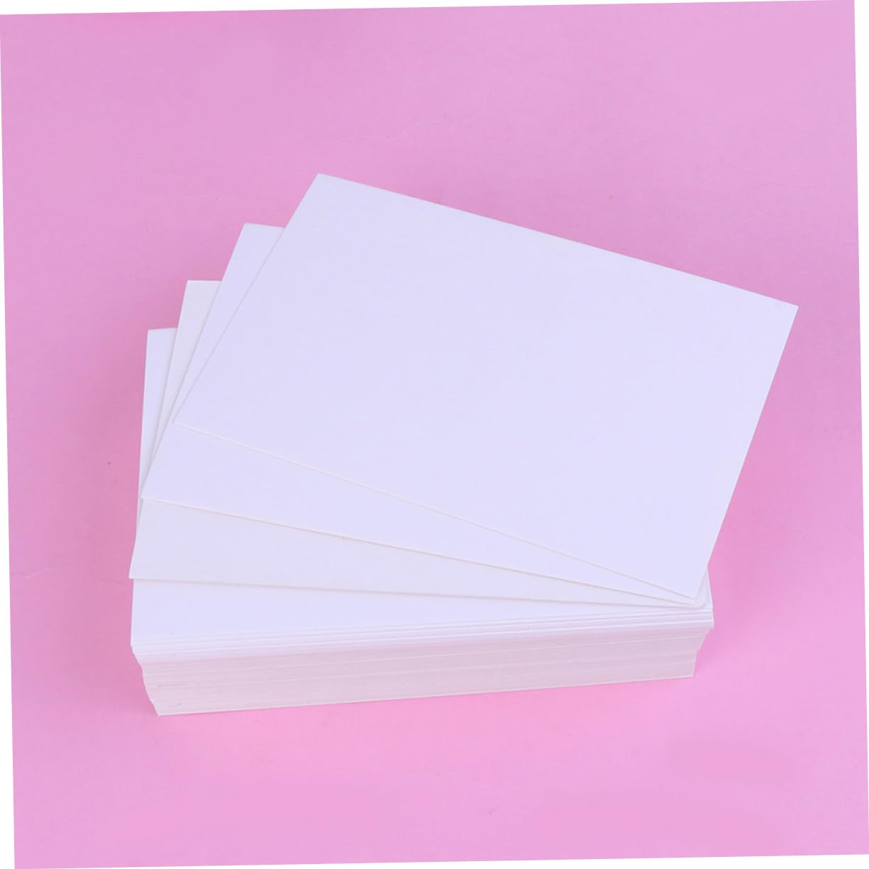 NUOBESTY Leere Kraftpapier Postkarten 200 Stück Weiß für Schreiben