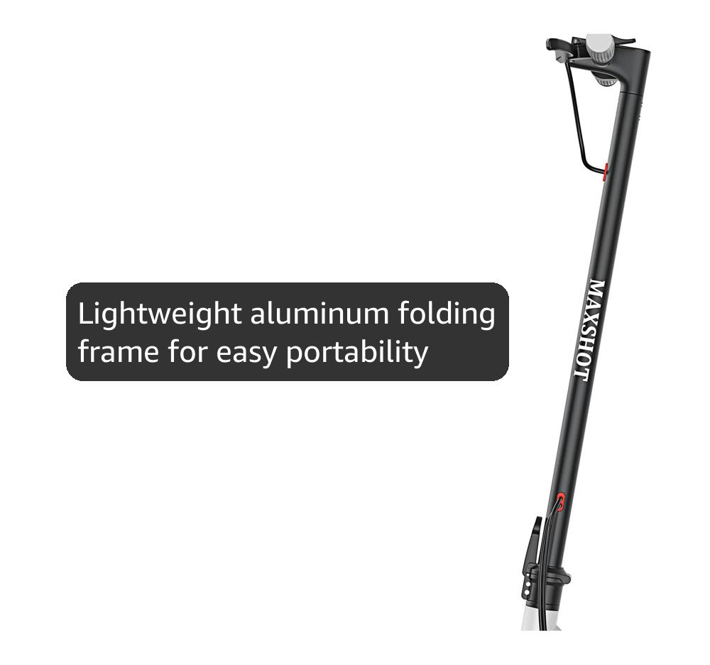 MAXSHOT Electric Scooter for Adults, 8.5/10/14" Tires, 19/22Mph, 350W/500W Motor, 21-28 Miles Range, Folding E-Scooter with Dual Suspension,APP(V1/SPRO/MAX/PRO/X1/X1PRO/PR)