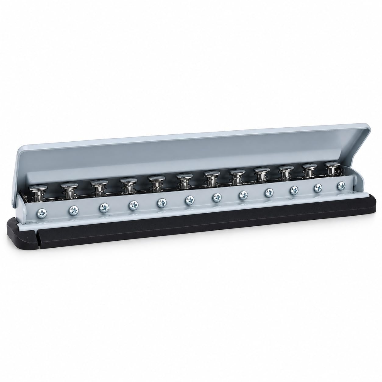 Elprico Perforatore a 12 Fori, Perforatore Portatile, a Fungo con Posizionamento Preciso, Adatto per Formati Carta A4, A5, B5, A7, per Quaderni con Rilegatura e Accessori