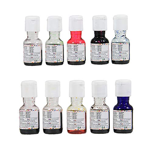 Image of Colourmist Colour Splash Assorted 20 Gm, Pack Of 10 Colours (Yellow, Orange, Green, Blue, Purple, Red, Brown, Pink, Royal Blue, Red Strawberry)