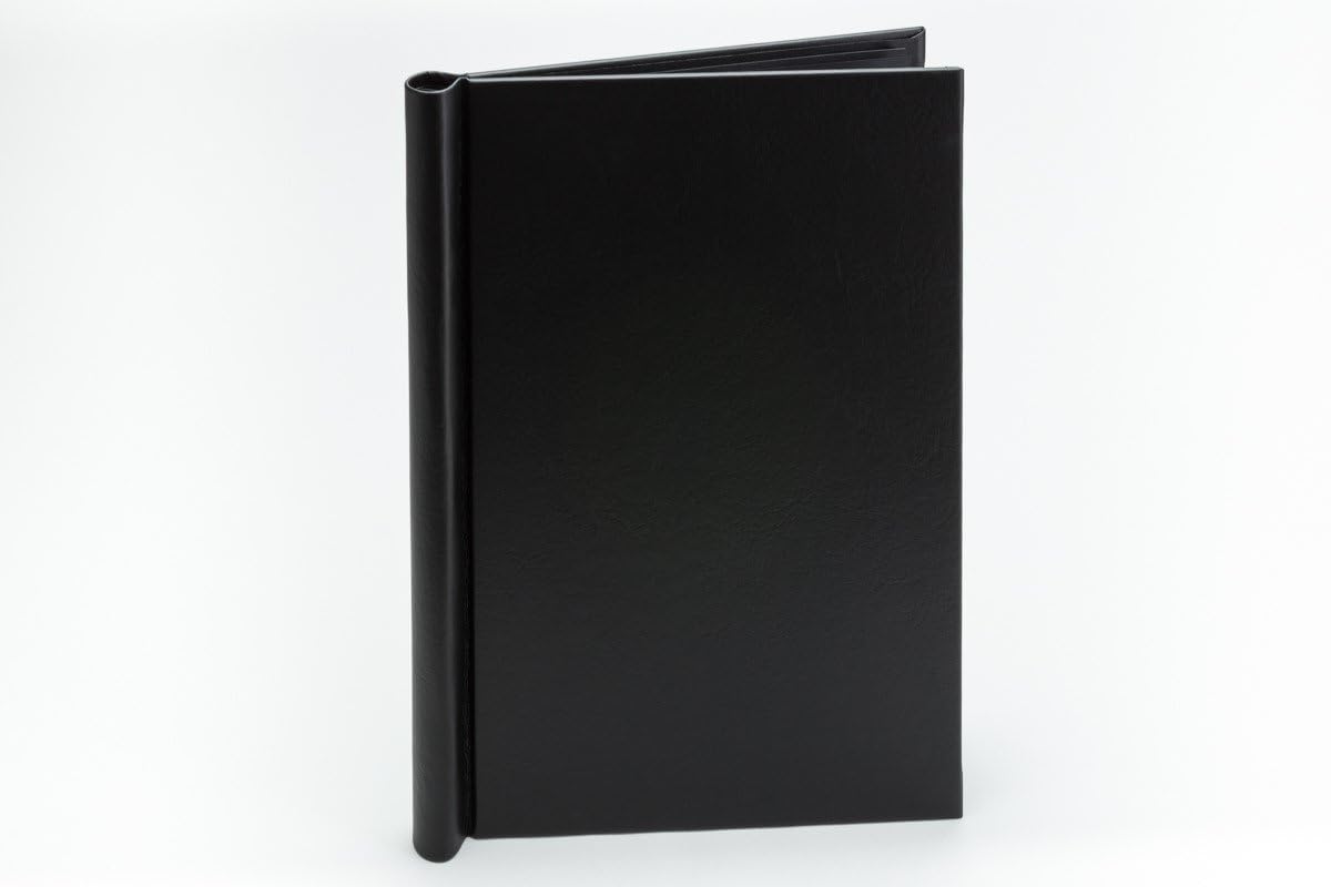 Black Soft Leather Effect Springback Binder A4 Portrait 1 150 pages
