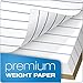 Tops Docket Gold Writing Tablet, 8-1/2 x 11-3/4 Inches, Perforated, White, Narrow Rule, 50 Sheets per Pad, 6 Pads per Pack (63942)