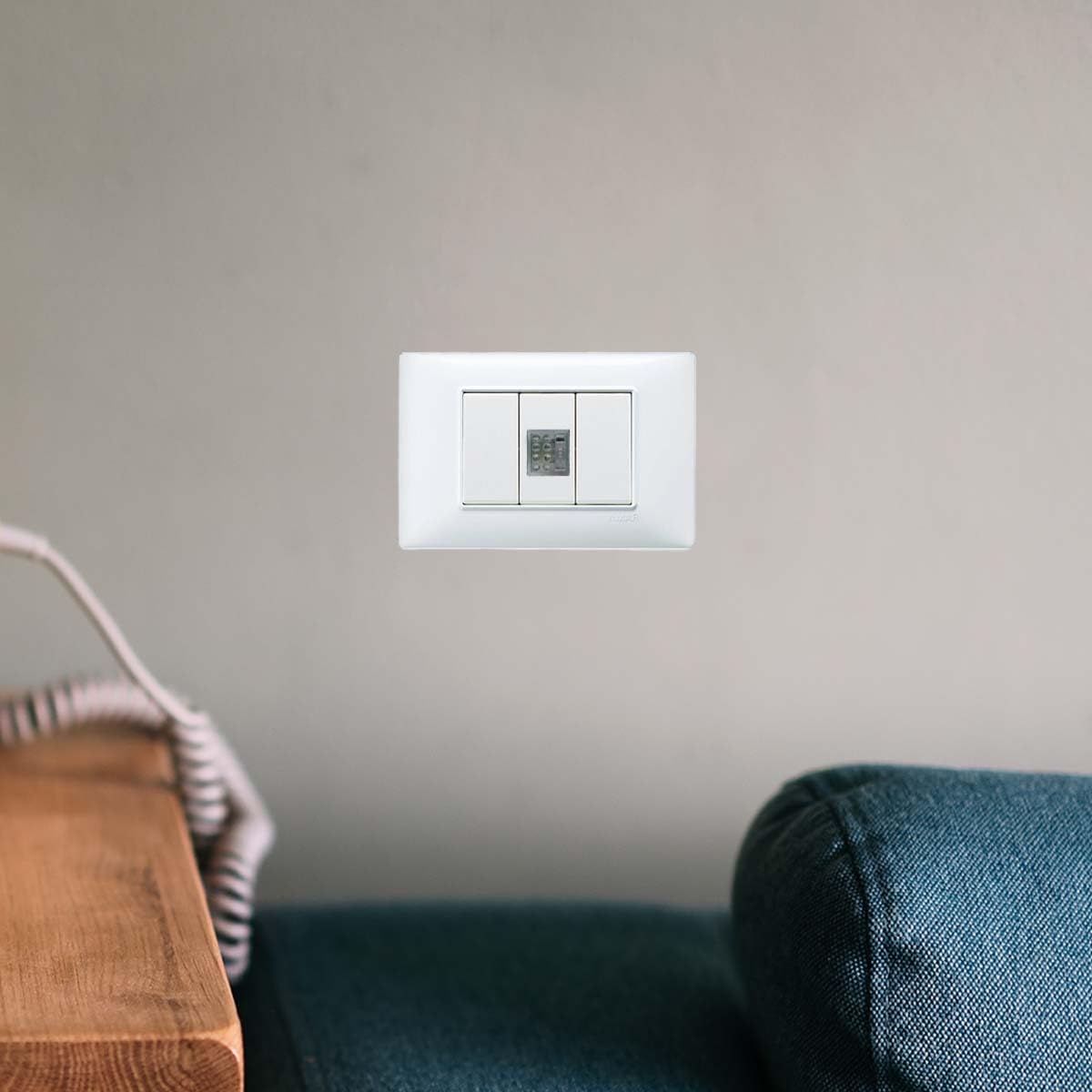 FANTON 82882-39 Lampada LED di emergenza da incasso con funzionamento SE/SA 1 modulo con aggancio KEYSTONE e batteria sostituibile - supporti VIMAR PLANA
