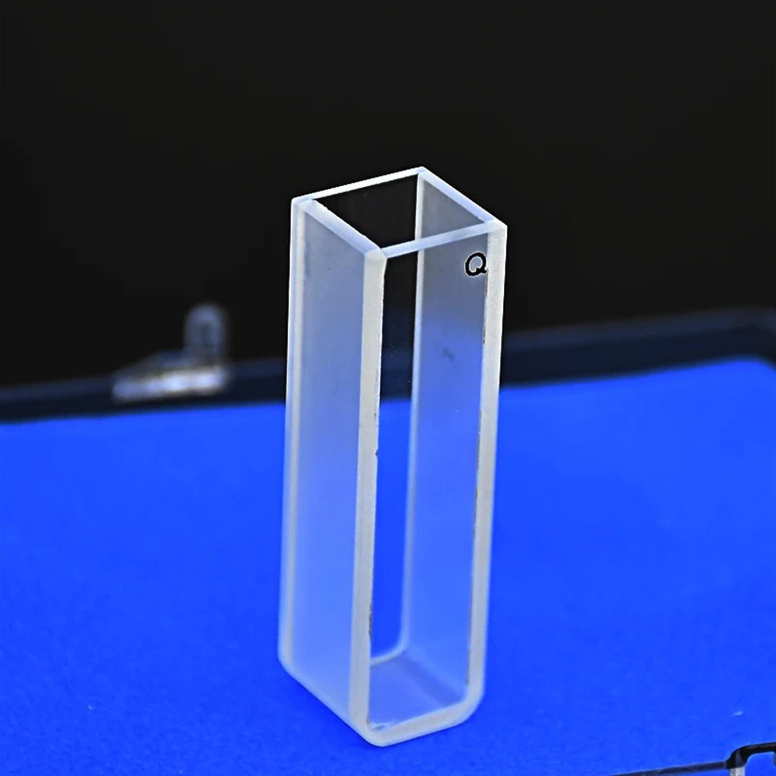 Célula de muestra líquida, Celda de absorción de cuarzo de 10 mm, cubeta de cuarzo de 3,5 ml for espectrofotómetro, proceso de fusión a alta temperatura, paquete de 2
