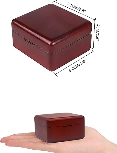 Miniatura 70 de Caja de música Sinzyo con mecanismo de madera tallada clásica caja musical regalo para Navidad, cumpleaños, día de San Valentín, el mejor regalo