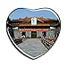 Hqiyaols Souvenir Vietnam Hue Kaiserstadt Kühlschrankmagnet Herzform Kristall Kühlschrank Aufkleber Magnet Reisen Geschenk Sammlerstücke Andenken