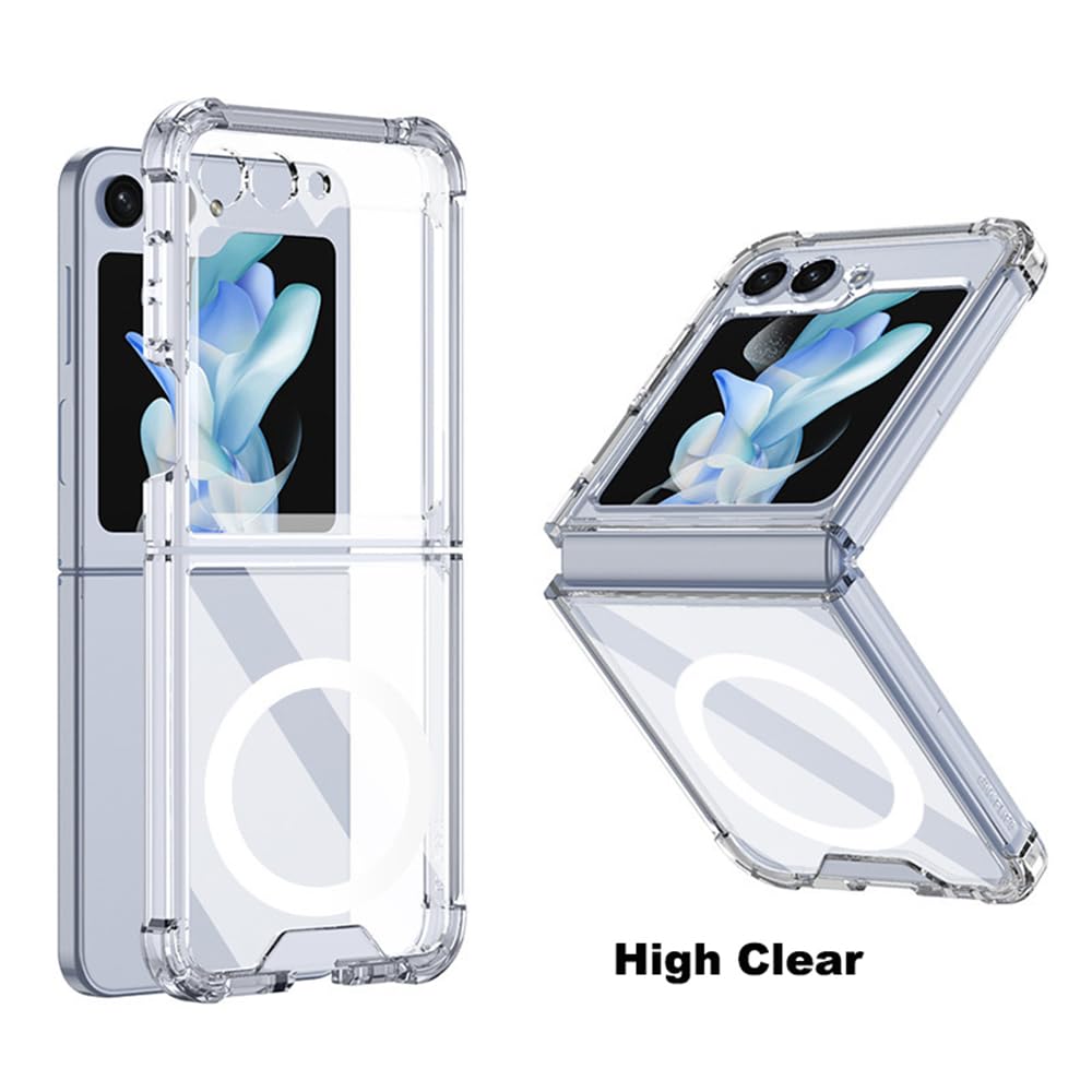Amazon.co.jp: Teroxa Samsung Galaxy Z Flip 5用 磁気クリアケース