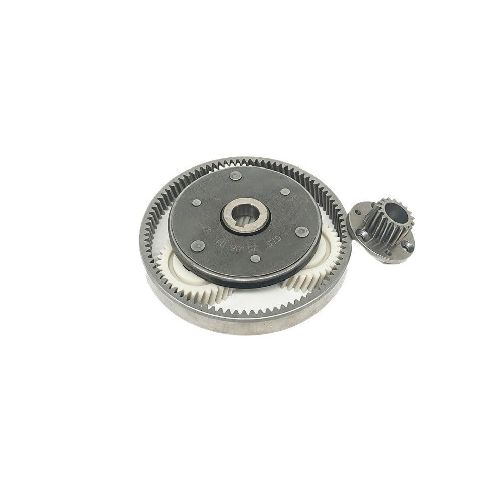 Engranaje helicoidal planetario 35T, repuestos de transmisión de caja de cambios reductora de motor con embrague para equipos CNC(1.25M 35T Helical Gear Set White)
