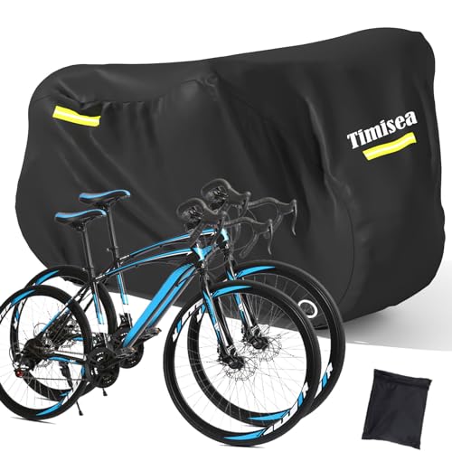 Timisea Fahrradabdeckung Wasserdicht,Fahrrad Abdeckplane mit...