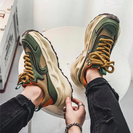 Image of JAMARION Stylish Casual Shoes Sneakers for Men | Synthetic Leather Lace-Up Shoes