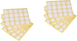 COHEALI 2 Juegos De Adhesivos De Doble Cara para Mechas De Velas Fáciles De Aplicar Y Quitar Color Amarillo 300 Unidades X 2