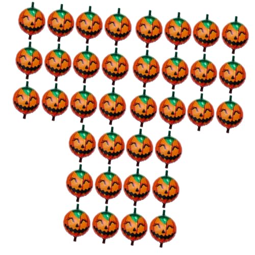 Ballons citrouille orange Halloween Abaodam en film d'aluminium pour décoration de fête