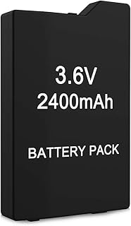 PSP-s110 Battery High Capacity Quality Real 2400mAh 3.6V Lithium Ion Rechargeable Battery Pack Replacement for PSP 2000/3000,PSP Lite,PSP Silm,PSP-S110 Console