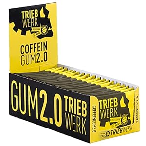 Triebwerk Coffein Gum 2.0 Kaugummi, 180 Stück