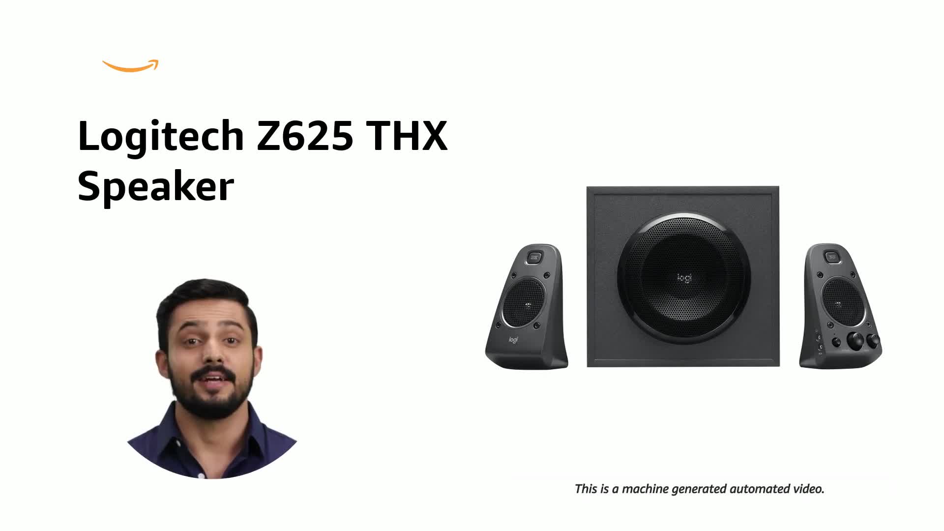 Logitech Z625 Powerful THX Auxiliary PC Speaker (Black) : Amazon