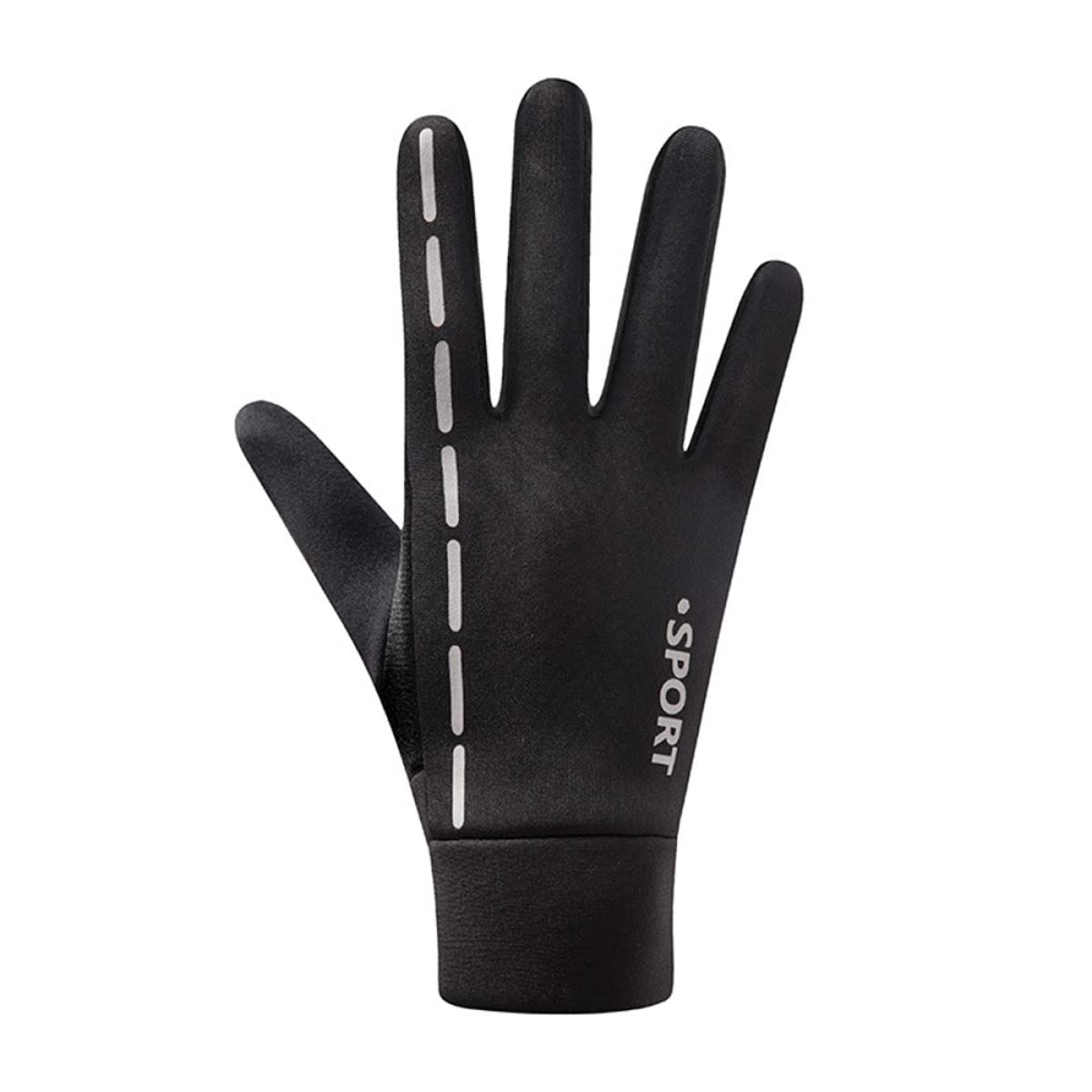 ABOOFAN 3piezas Guantes De Ciclismo Térmicos y Antideslizantes Pantalla Táctil y Protección Viento para Actividades Al Aire como Pesca Senderismo y Camping Talla Negro