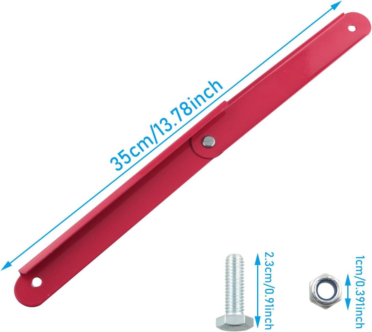 2PCS Red Step Ladder Hinge Replacement Kit Herringbone Ladder Tie Rod Ladder Accessories image 2