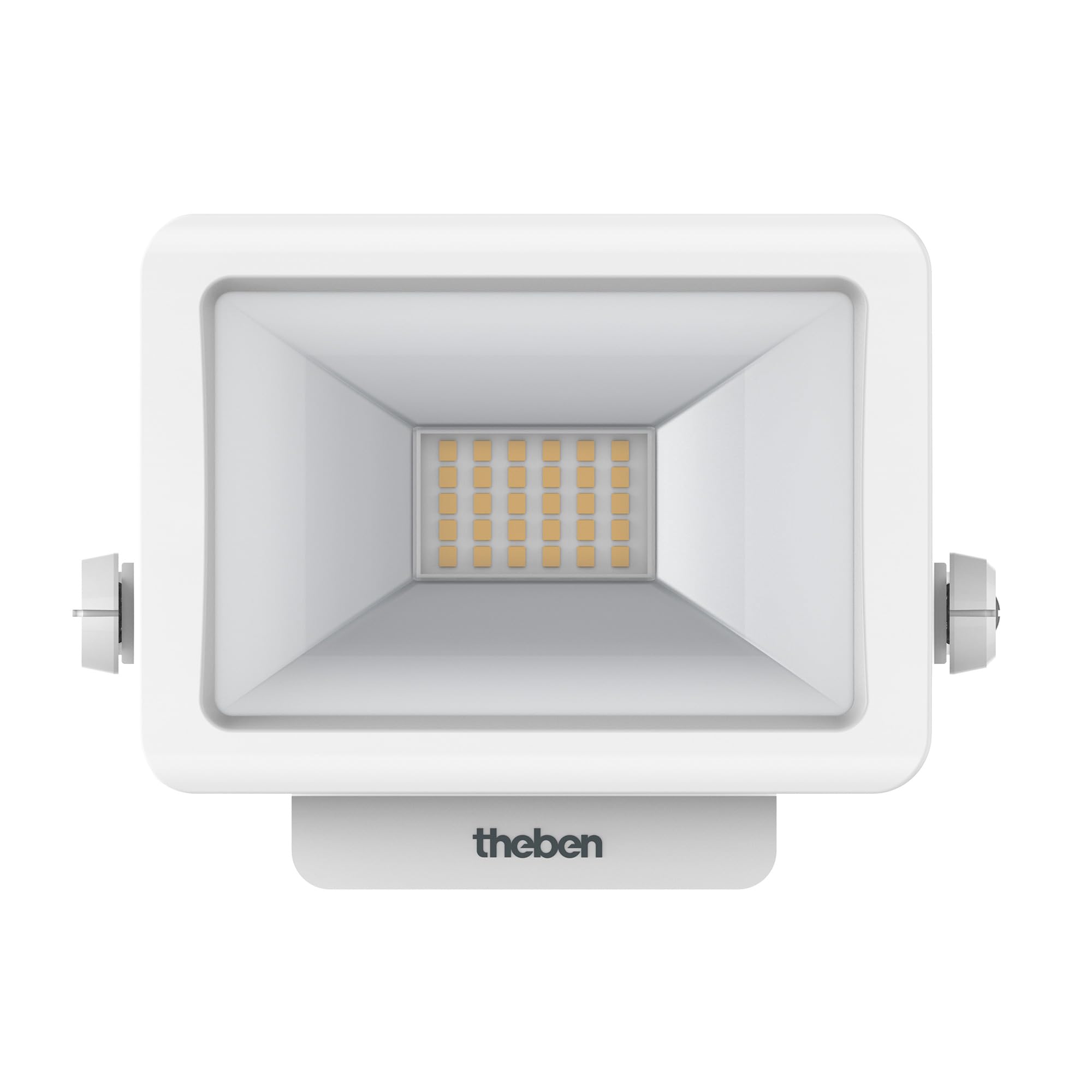 Theben 1020690 theLeda B10L W WH LED-Strahler 10 W 3000 K Wand/Decke außen | 1200 lm, IP 65, 360° drehbar, optional modular (Bewegungsmelder/Lichtsensor) erweiterbar, weiß, warmweiß
