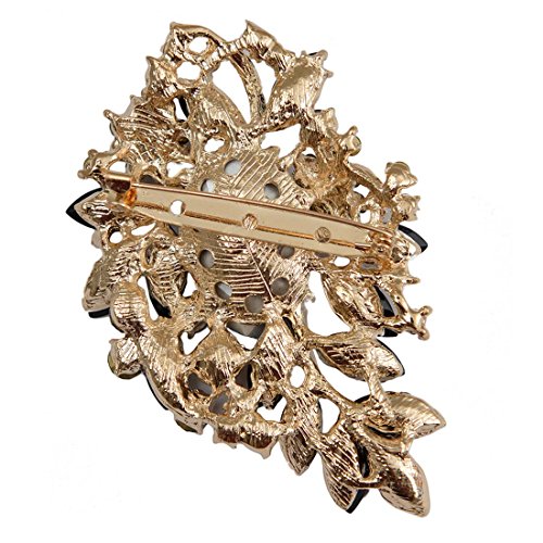 Elegant Crystal Brooch Pin