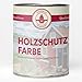 Produktbild Bamberger Farbwerke Holzschutzfarbe Möbelfarbe Wetterschutzfarbe Holzfarbe für Außen (375ml, Schwedenrot)