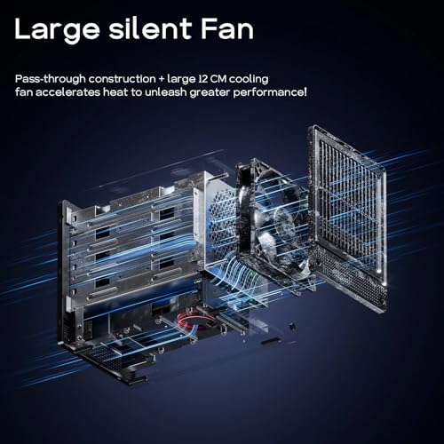 Image of AOOSTAR WTR PRO AMD Ryzen 7 5825u 4 Bay NAS Mini PC, NO RAM NO SSD, 4K HDMI, 2 * M.2 NVMe Slots, 2.5 /3.5 SATAx 4 Storage (Up to 4 * 22TB)