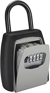 Uonlytech Box Key Lock Box Wall Mounted Safe Office Safe Portable Safe Box Key Lock Case Wall Mount Key Container Outside Key Safety Box Key Safe Box Storage Key Lock Box Security Lock Box