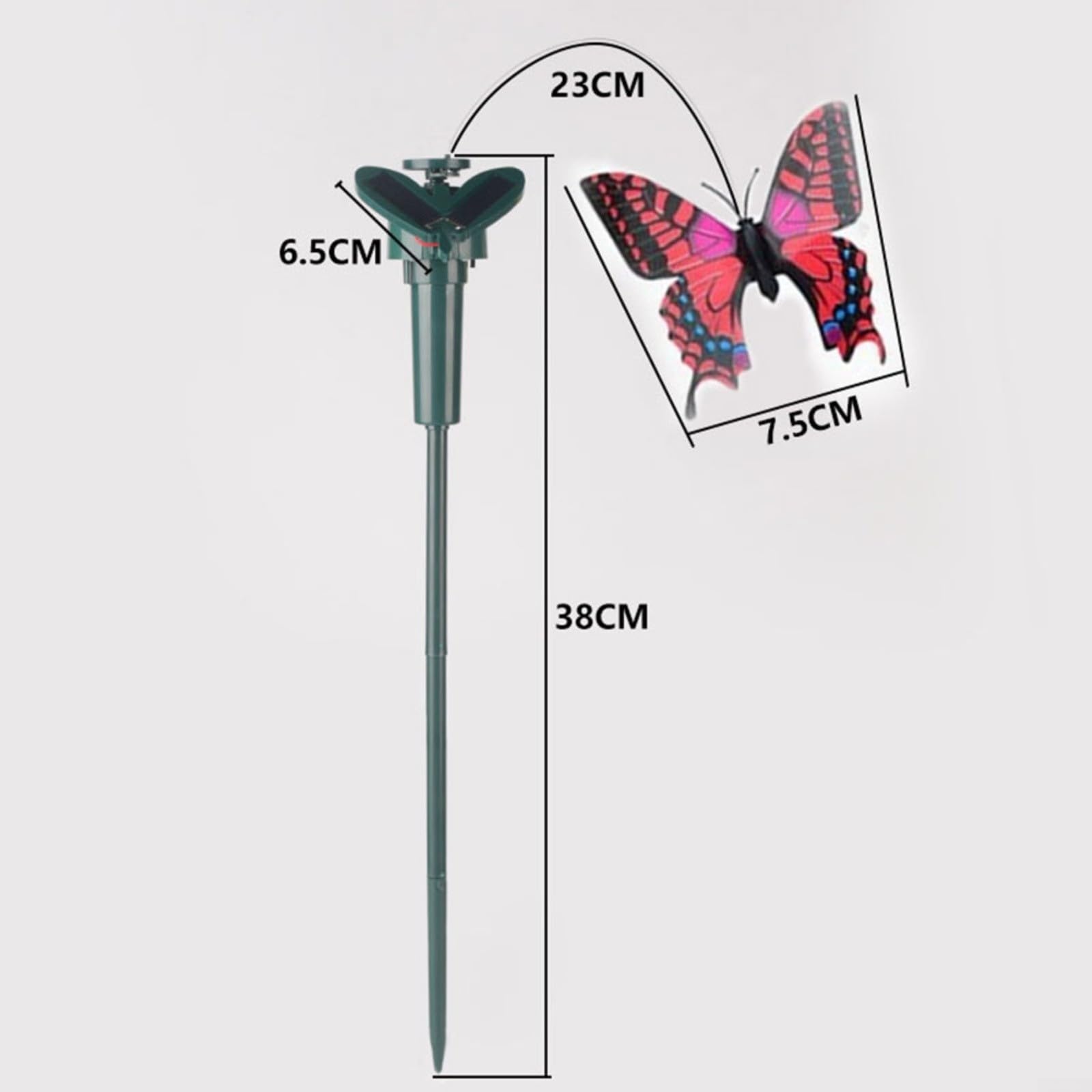 Farfalla/uccello a energia solare volanti svolazzanti farfalle colibrì farfalla girasole per giardino, cortile, piante, fiori, patio, paesaggio decorativo (5 pezzi), 3EC5LDN945A1DHC222IXBFU5L