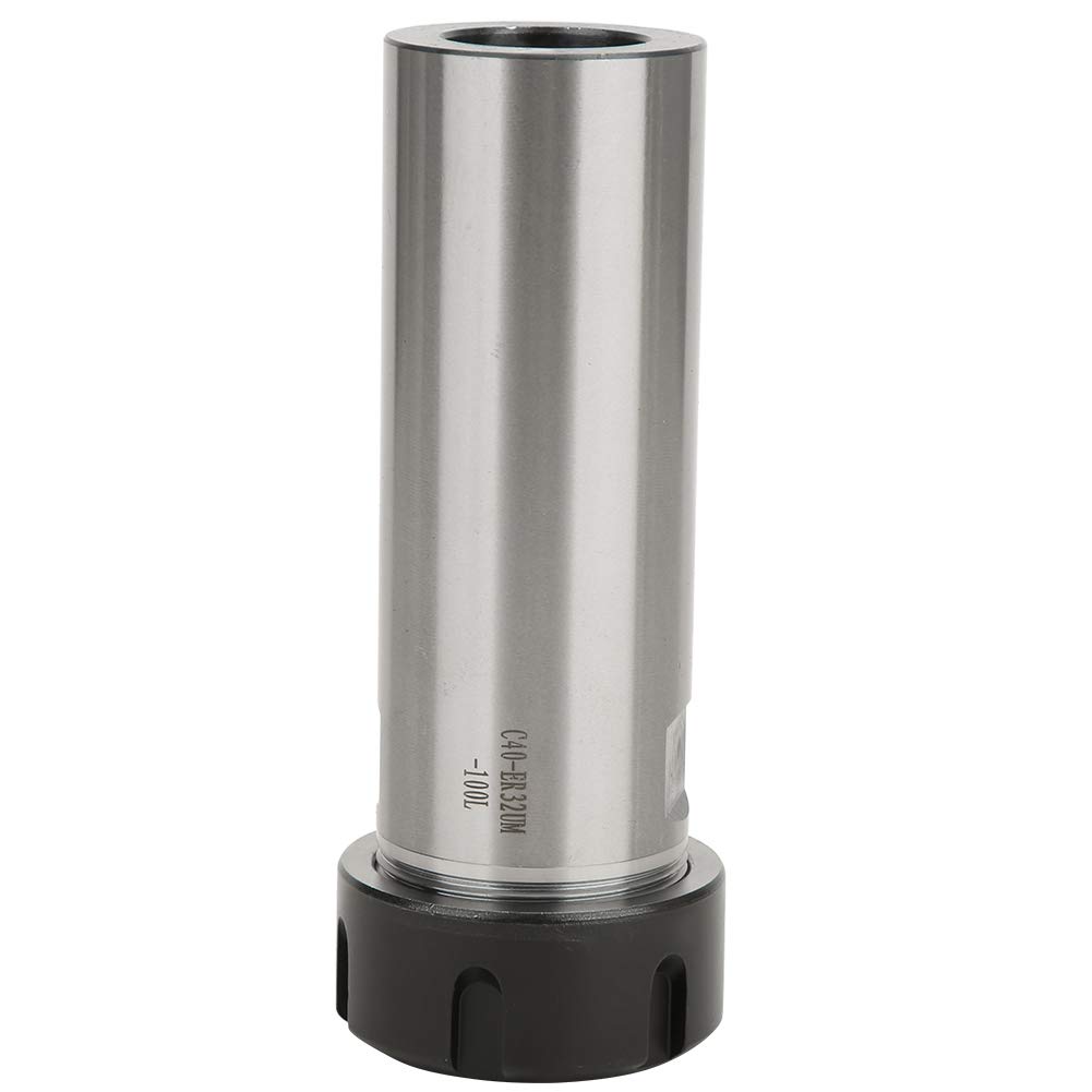 Pince C40 - ER32M - 100L, support de mandrin à tige droite CNC, support de mandrin à pince ER32 de haute précision de 0,01 mm pour fraiseuse, fabriqué en matériau 40CR durable