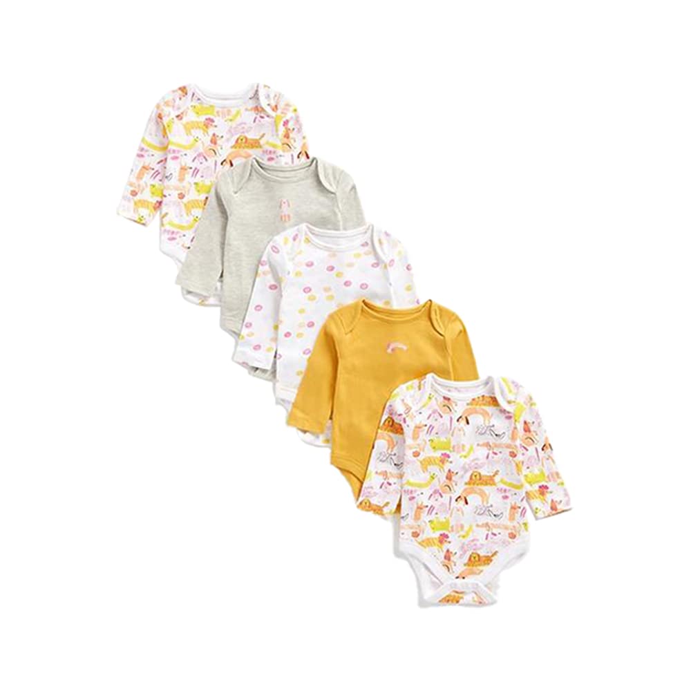 MothercareBaby Girl Little Dog Bodysuits - 5 Pack