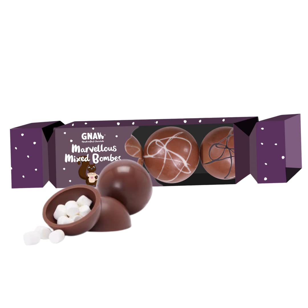 Buy Hot chocolate gift set gnaw hot chocolate bombs flavoured hot