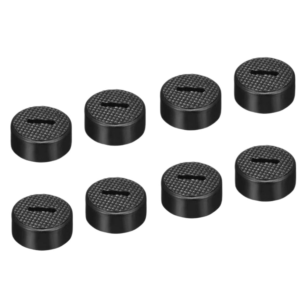 10 szt. czarna plastikowa śruba uchwyt na szczotkę węglową obudowa do silnika 19 mm średnica zewnętrzna 15 mm ID 8 mm wysokość kompatybilna z różnymi osłonami szczotek