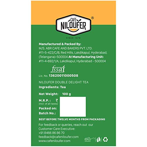 Image of Cafe Niloufer Niloufer Double Delight Black Tea Powder - Strong & Tasty 100 Grams