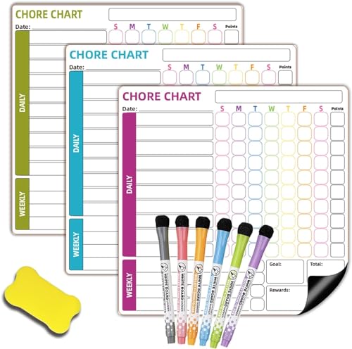 education chore chart for adults