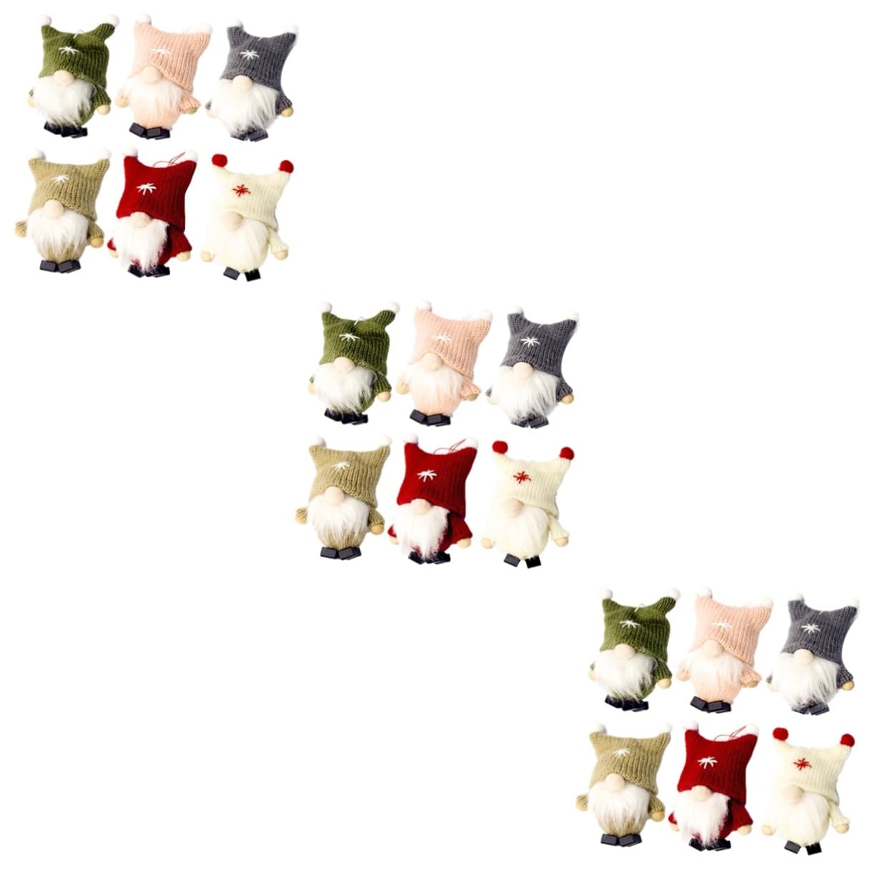 18 STK Weihnachtsbehänge Spirit Weihnachten weihnachtsdeko Weihnachtsschwedische Gnomenpuppe nordische Figur des skandinavischen Gnoms Christbaumschmuck Weihnachtshandwerk