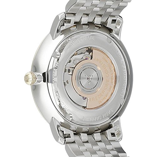 Frederique Constant Slimline Silver Dial Two-tone Steel Men's Watch FC-306V4S3B22