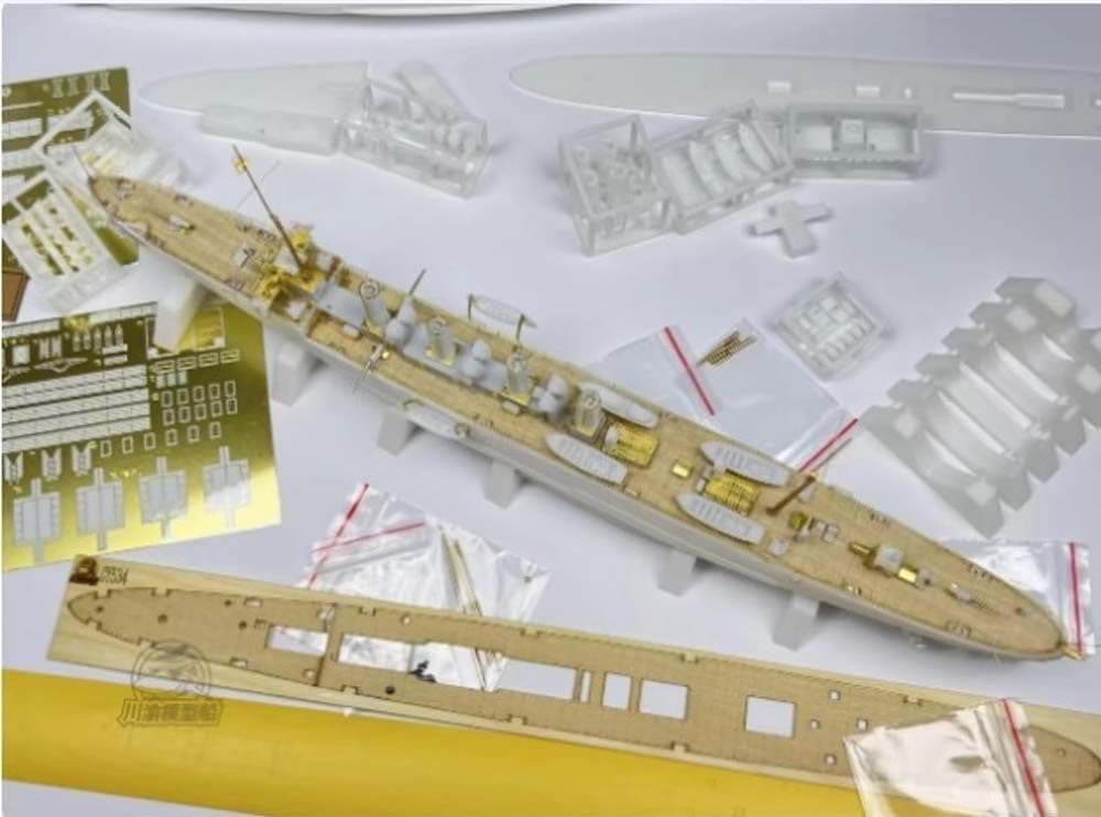 MRY-SFW Kit de Modelo de Buque de Ensamblaje del Crucero Explorador USS Chester 1/350
