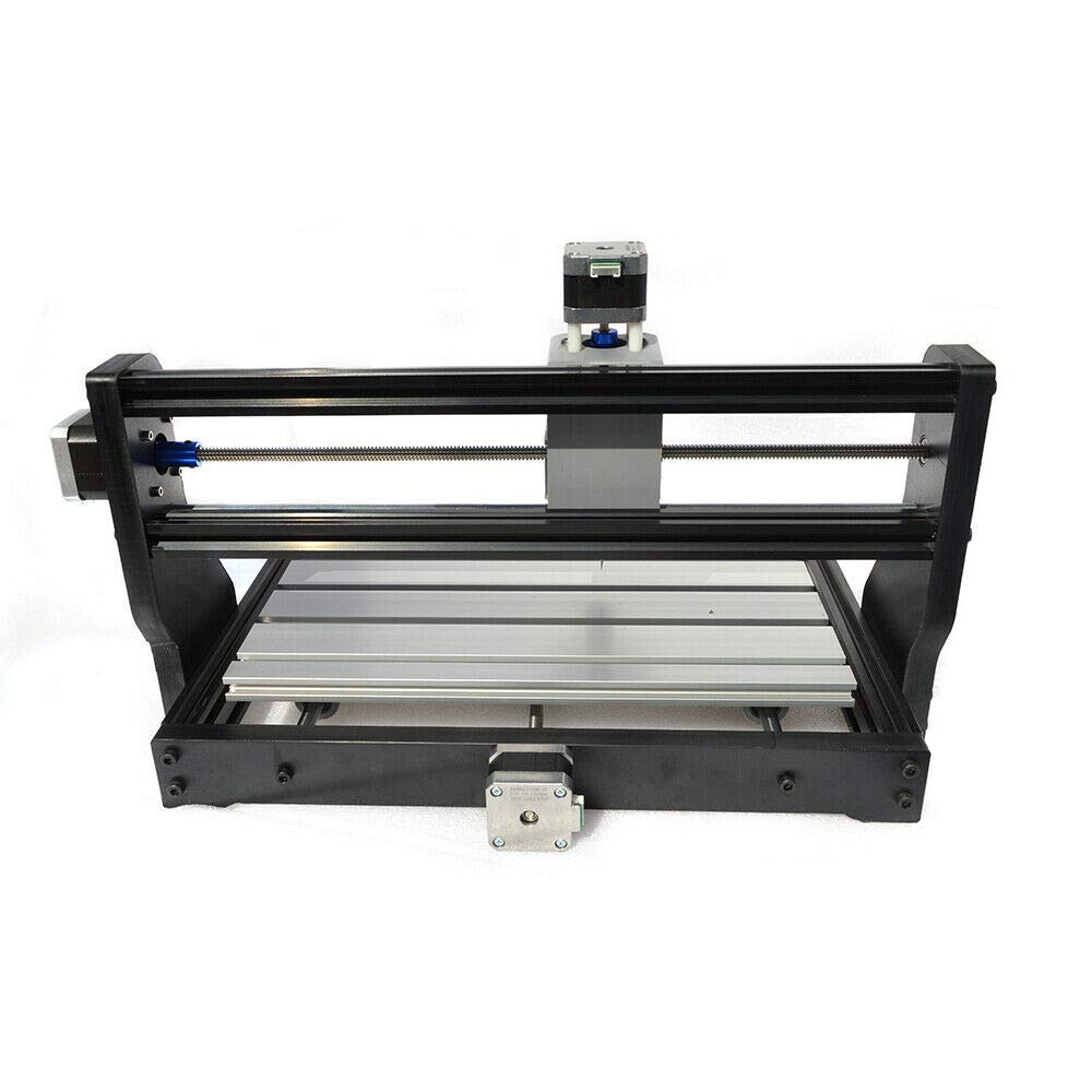 Fresadora de grabado de 120 W (300 x 180 x 45 mm), 10000 rpm, 5 modos, GRBL/Win10, máquina de grabado de 3 ejes para madera/acrílico/PVC/PCB DIY Engraver