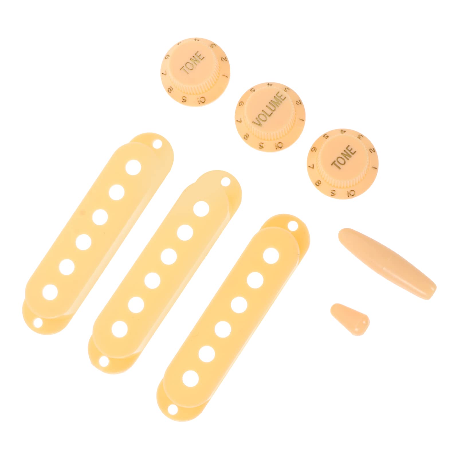 Humbucker Pickup Covers Plastic Guitar Pickup Cover Yellow and Stain-resistant for Electric Guitars