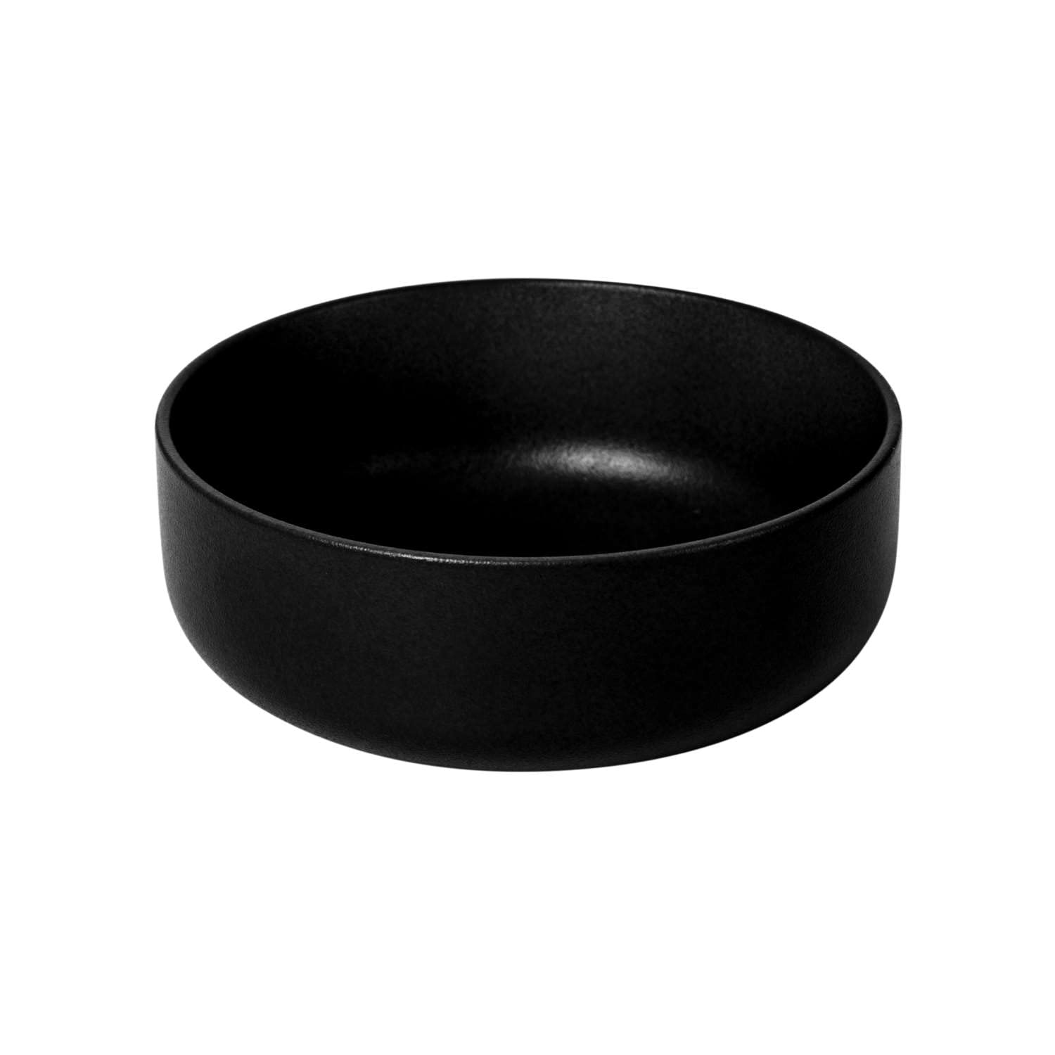 BARALEE PORCELIAN CERAMIC BLACK SAND PURE BOWL, 16 CM (6 1/4"), PACK OF 6, 095529A-L030, Soup bowl, Pasta bowl, Deep dish bowl, Salad bowl, Serving Bowl