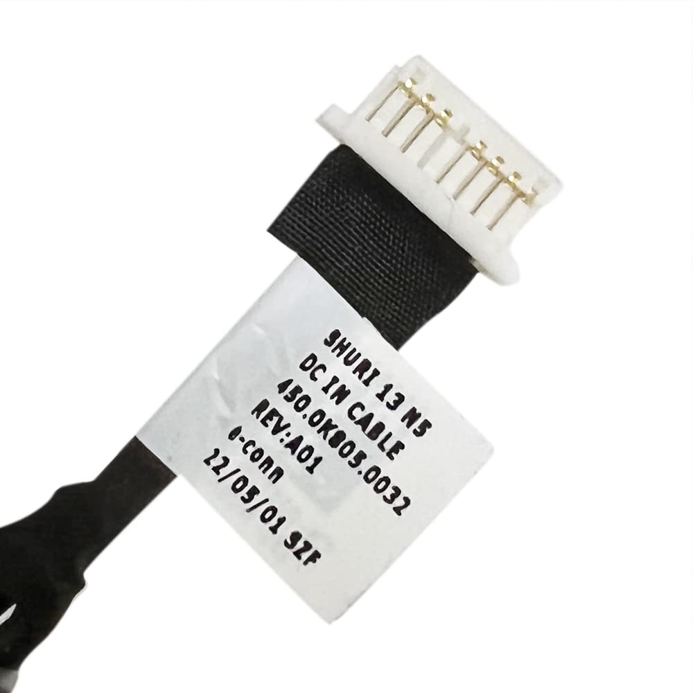 Gintai Prise Connecteur De Charge DC Power Jack DC Dock DC Port Câble Alimentation Pour Dell Ins-piron 5300 5301 7400 2YT7F 02YT7F CN-02YT7F G41KJ 0G41KJ CN-0G41KJ 450.0K805.0032 450.0KW03.0021
