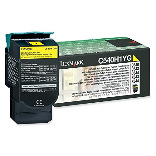 Lexmark Toner C540 jaune C540H1YG au bureau pour présentations nettes
