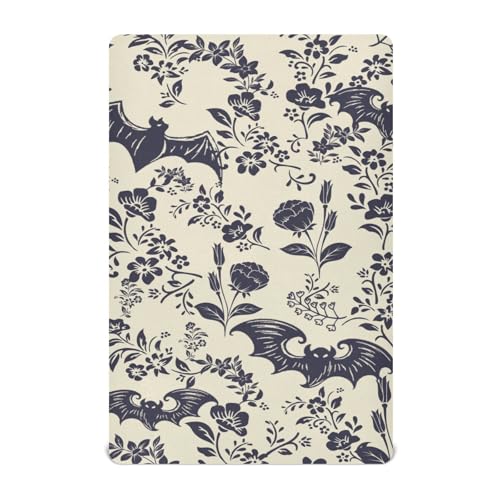 Image of Goth Bats Crib Sheets for Boys Girls Baby Sheet Breathable Nursery Sheet