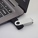 KOOTION 20pcs 1GB USB Flash Drives Bulk Flash Drives 1G Memory Stick Swivel Thumb Drives 2.0, Black, 20 Pack