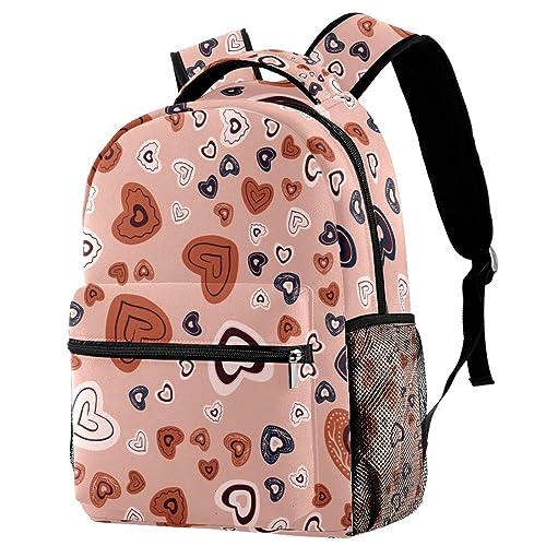 Sac à dos de voyage rose 40cm avec porte-gourde pour fille et garçon