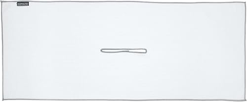 Clothlete Toalla de golf de microfibra de corte central, ligera, tamaño grande, súper absorbente, de secado rápido, cortinas con agujero central