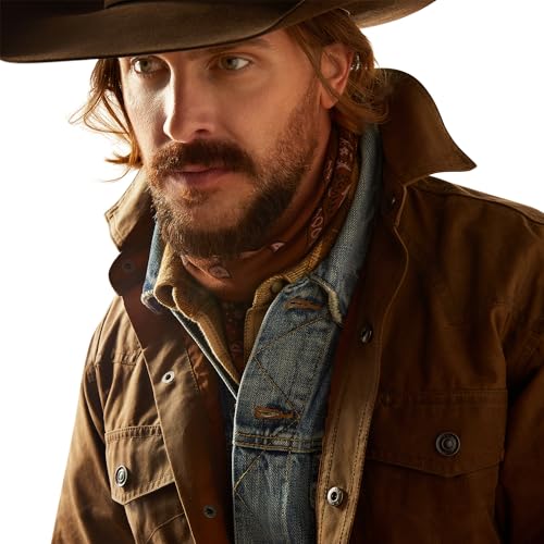 Ariat Men's Yellowstone Herder Waxed Shirt Jacket 5