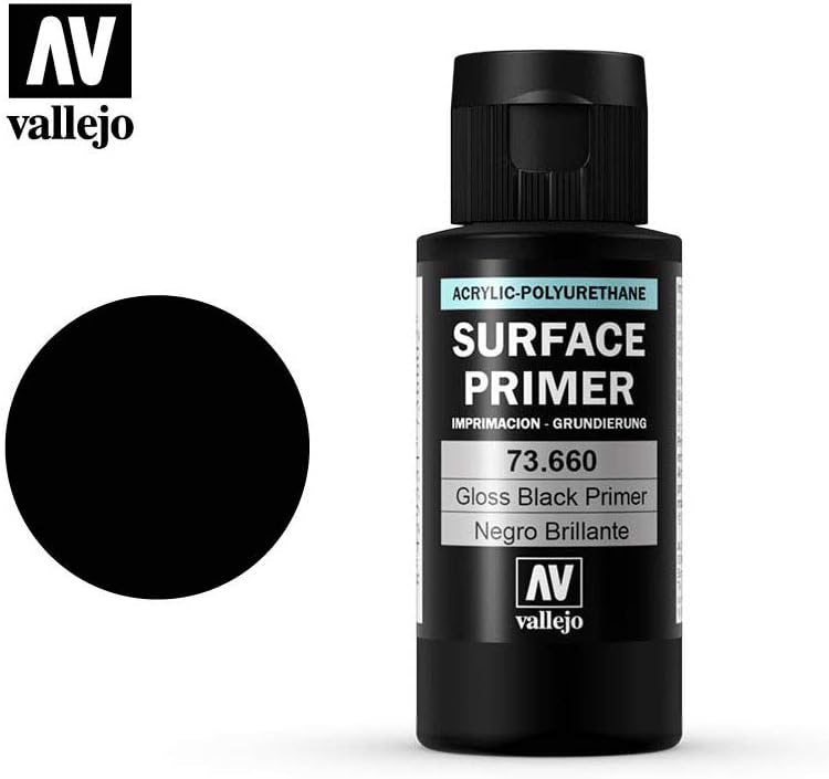 Vallejo Gloss Black Primer Model Kit