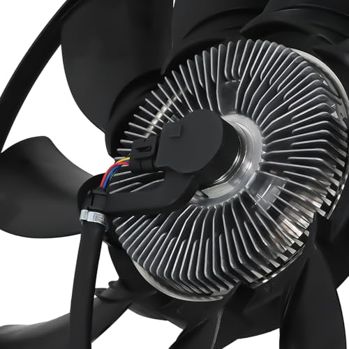 Image of maXpeedingrods Engine Radiator Cooling Fan Assembly for Range Rover Supercharged 2006-2009 for Range Rover Sport LE 2008 for Range Rover Sport Supercharged 2006-2009