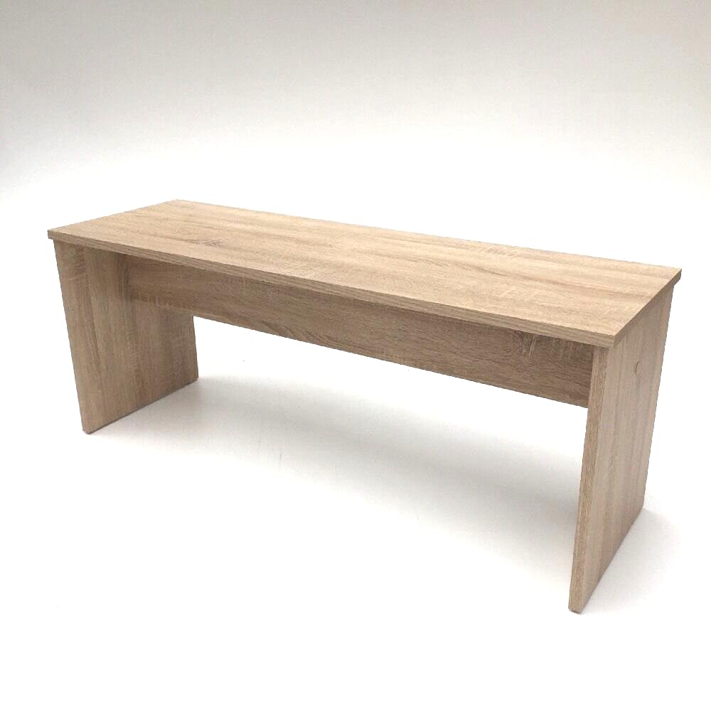 Bank Sonoma Eiche hell Sägerau Länge: 110 cm Tiefe: 35 cm Höhe: 44 cm Belastbarkeit: ca. 180 kg