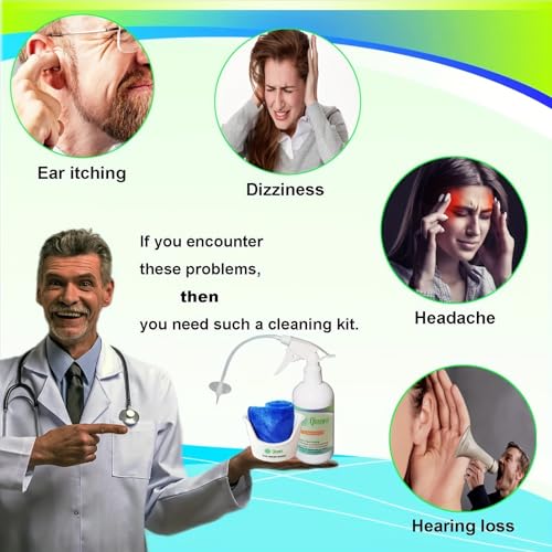 ear wax removal tool ear cleaning kits safe ear irrigation kit ear flush kit for adults kid ear wax washer device easy to operate includes basin syringe curette kit towel and 40 disposable tips